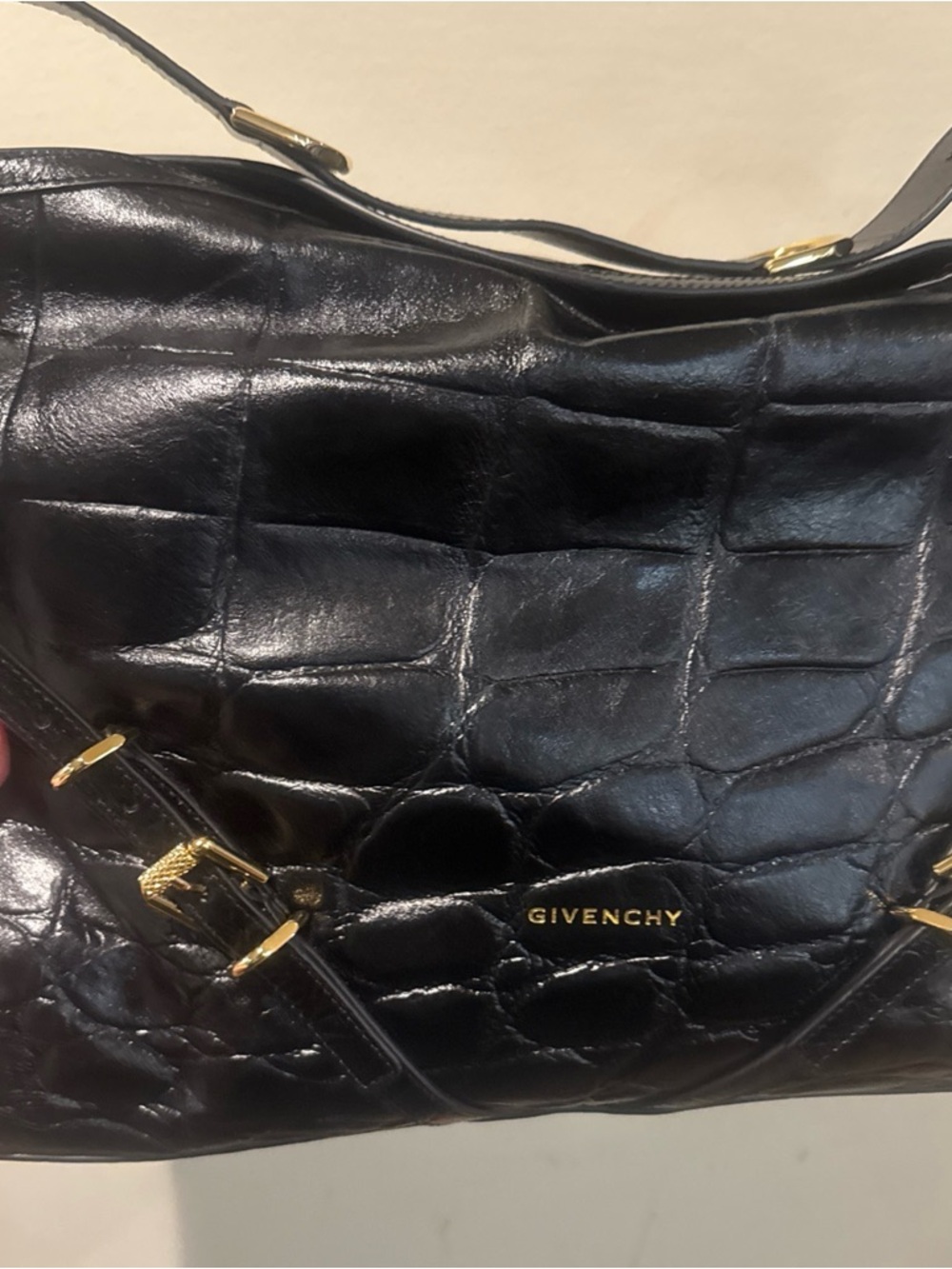 Givenchy Black Quilted Leather Shoulder Bag/Gold Hardware/NEVER USED! DISCOUNTED - Picture 11 of 16